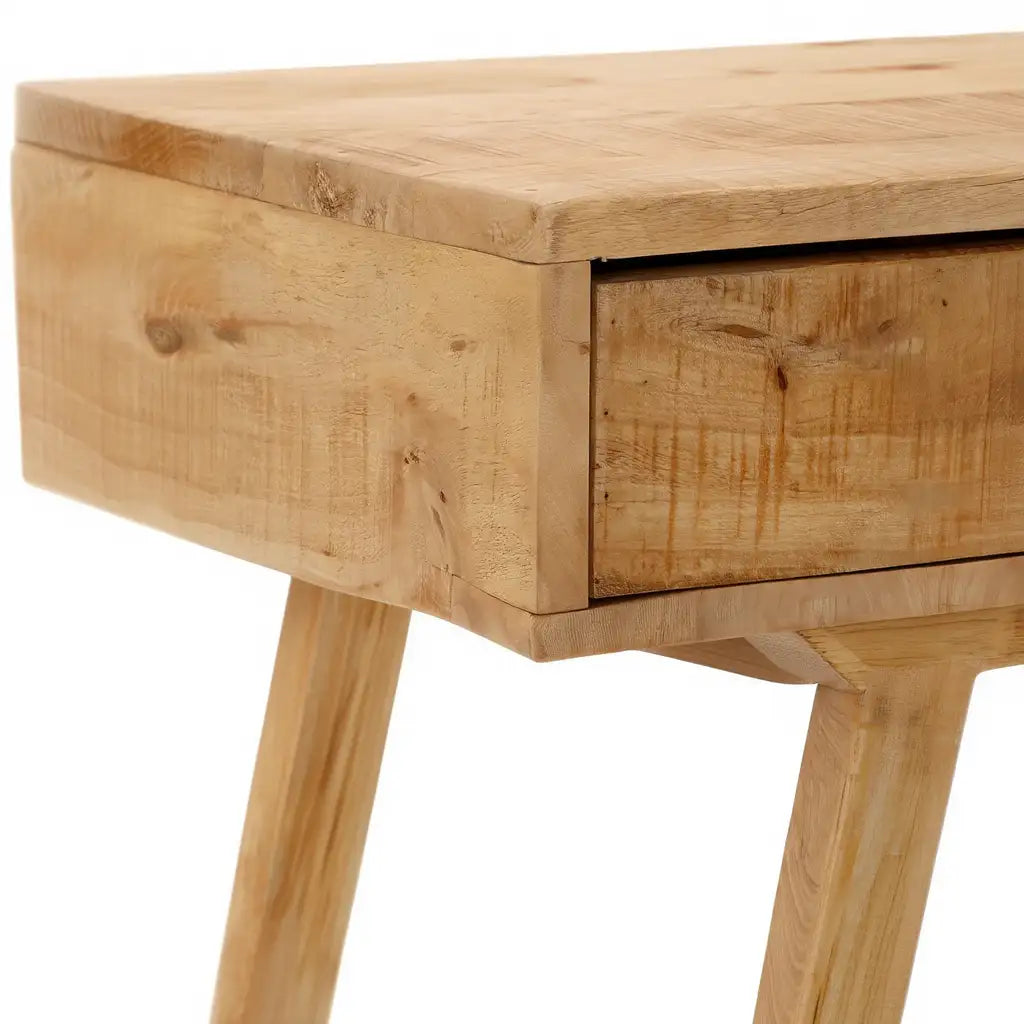 Bureau Japandi en bois de manguier massif | Rei