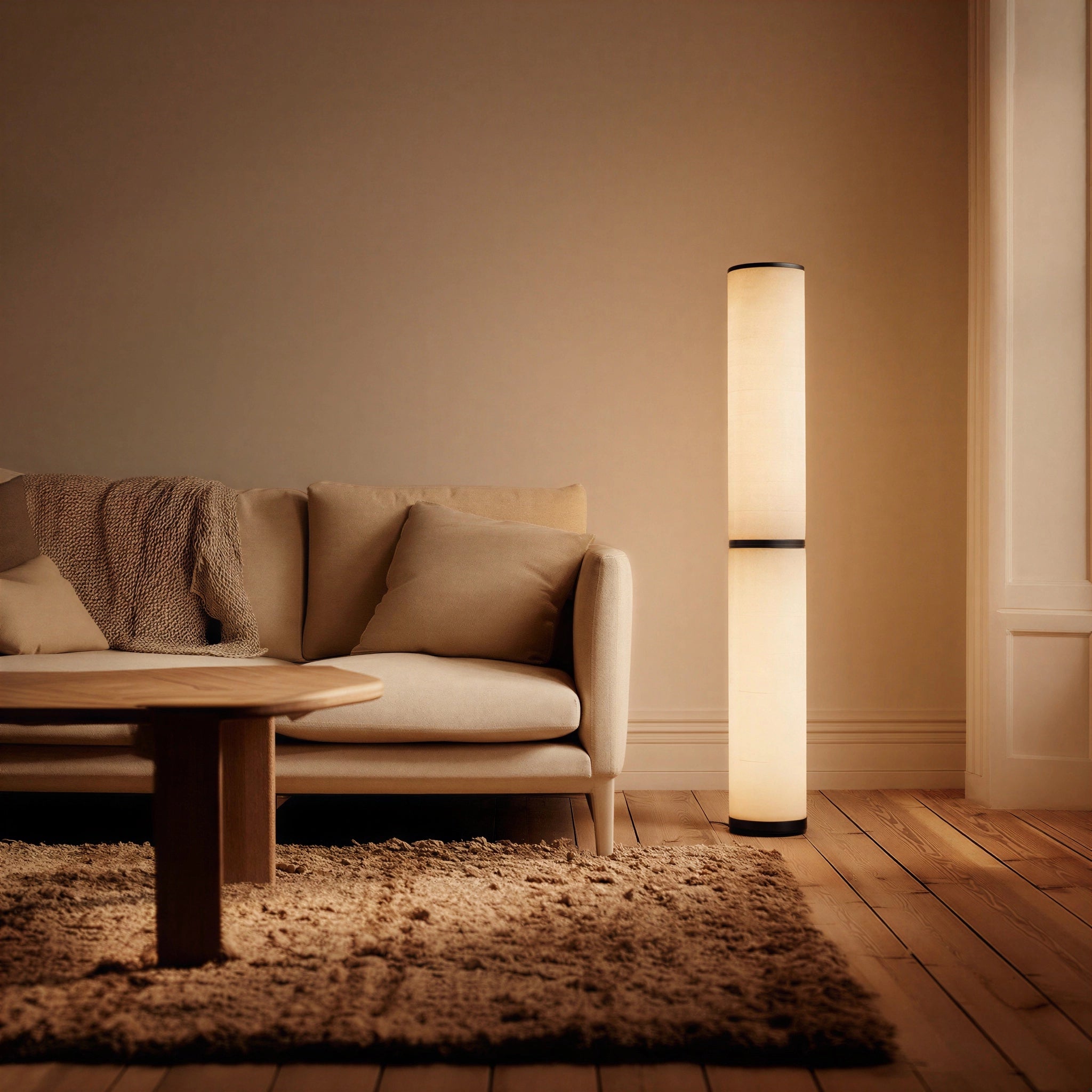 Lampadaire lanterne Japandi | Nao