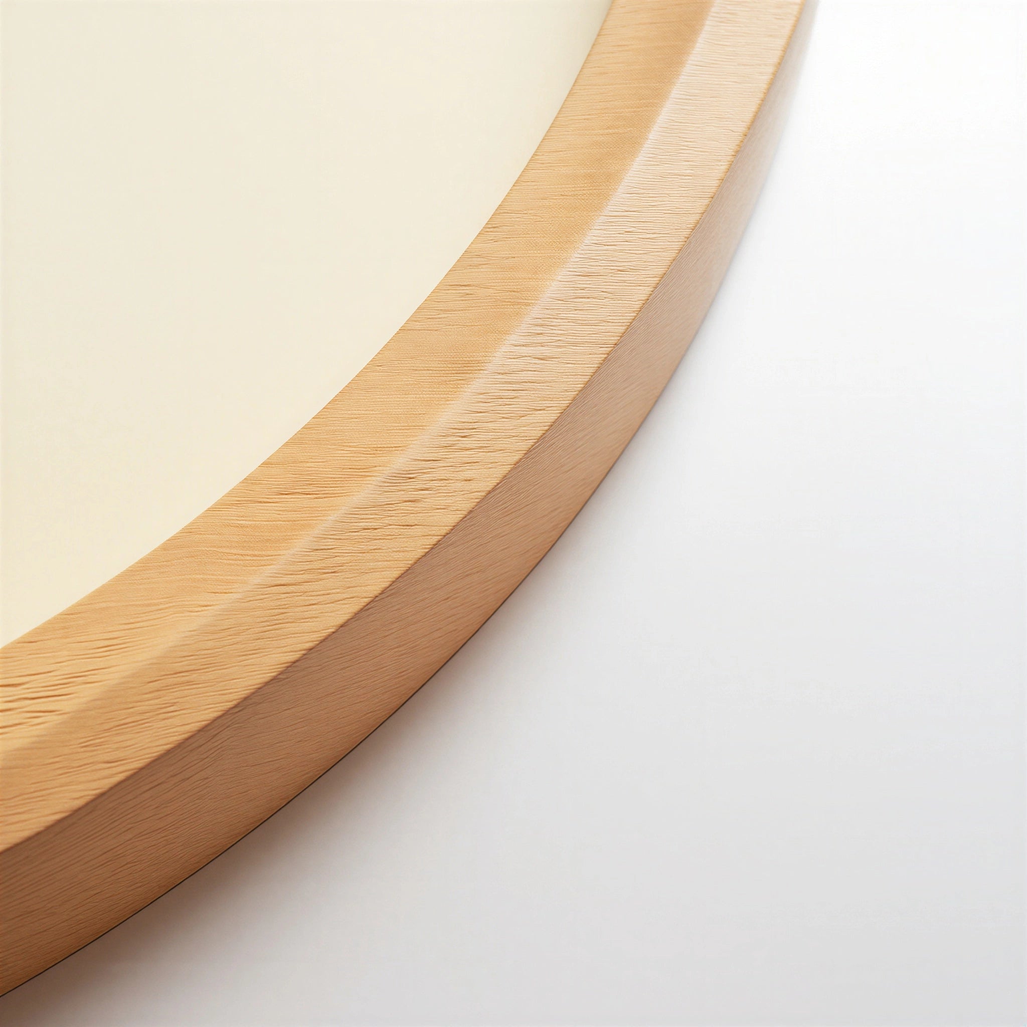 Plafonnier fin Japandi en bois clair | Yoru