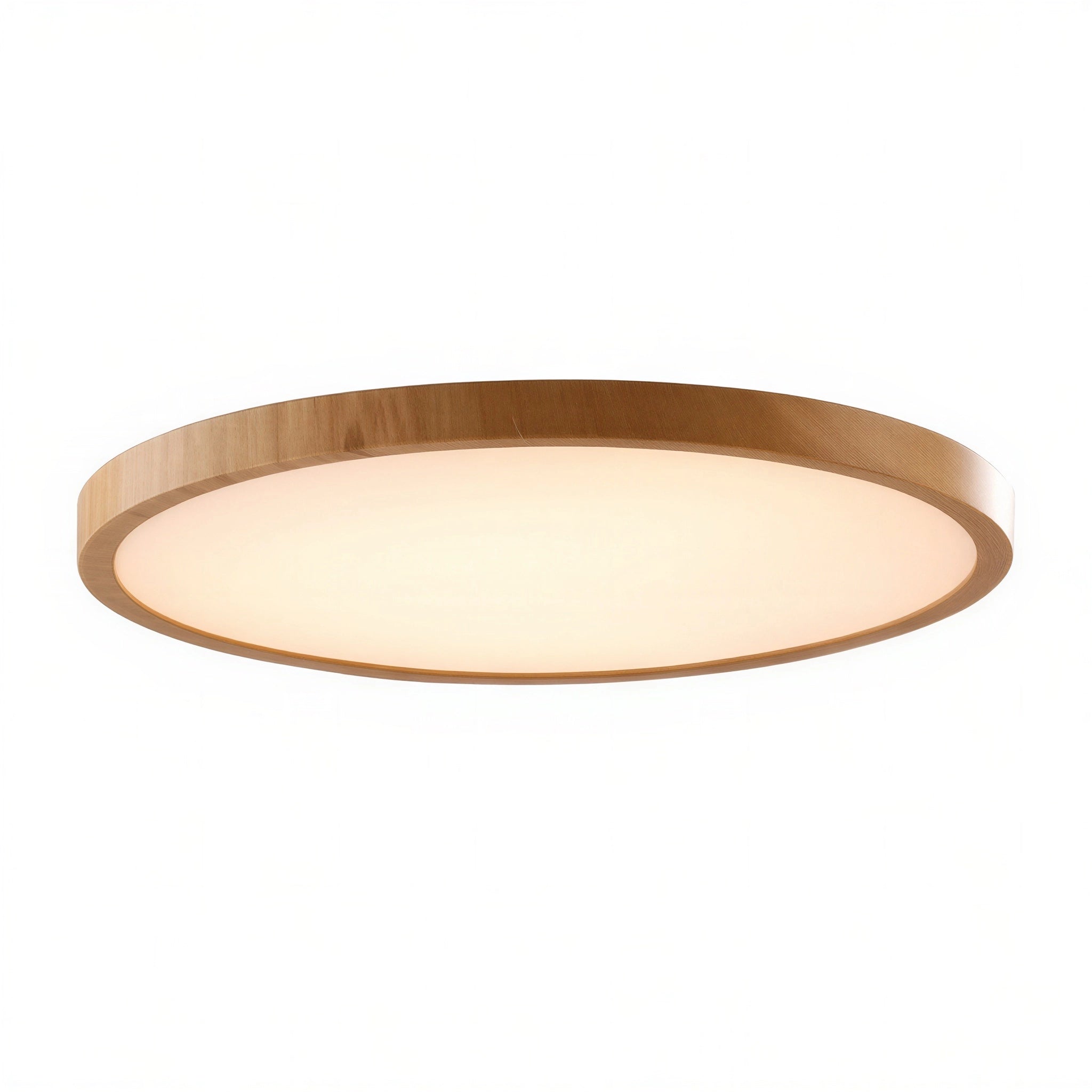 Plafonnier fin Japandi en bois clair | Yoru
