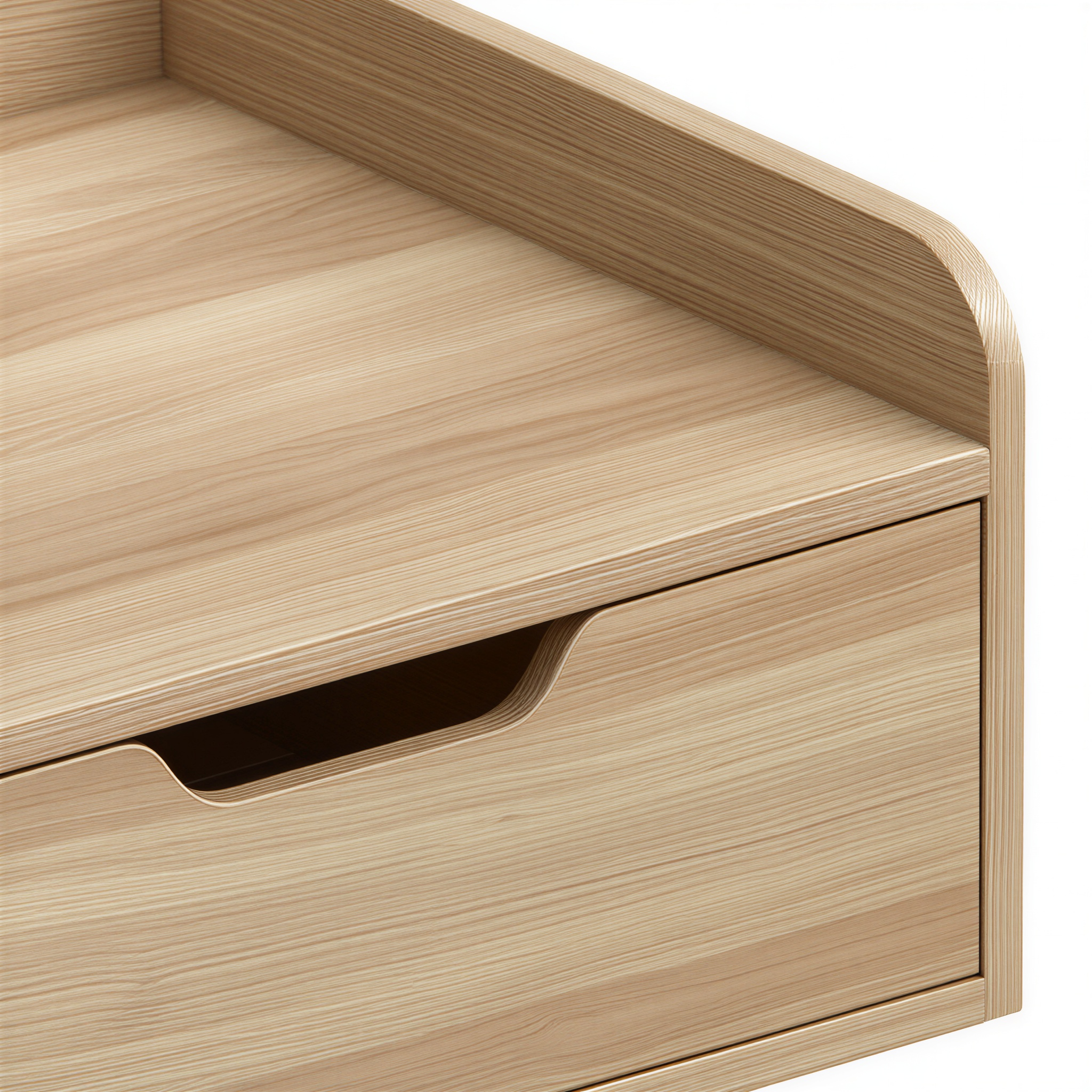 Lot de 2 tables de chevet flottantes Japandi en bois  | Sven